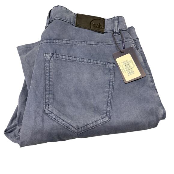 Peter Millar Pants Mens 36 (36x26 ACTUAL) Blue Wayfarer Crown Crafted HEMMED - Picture 1 of 10